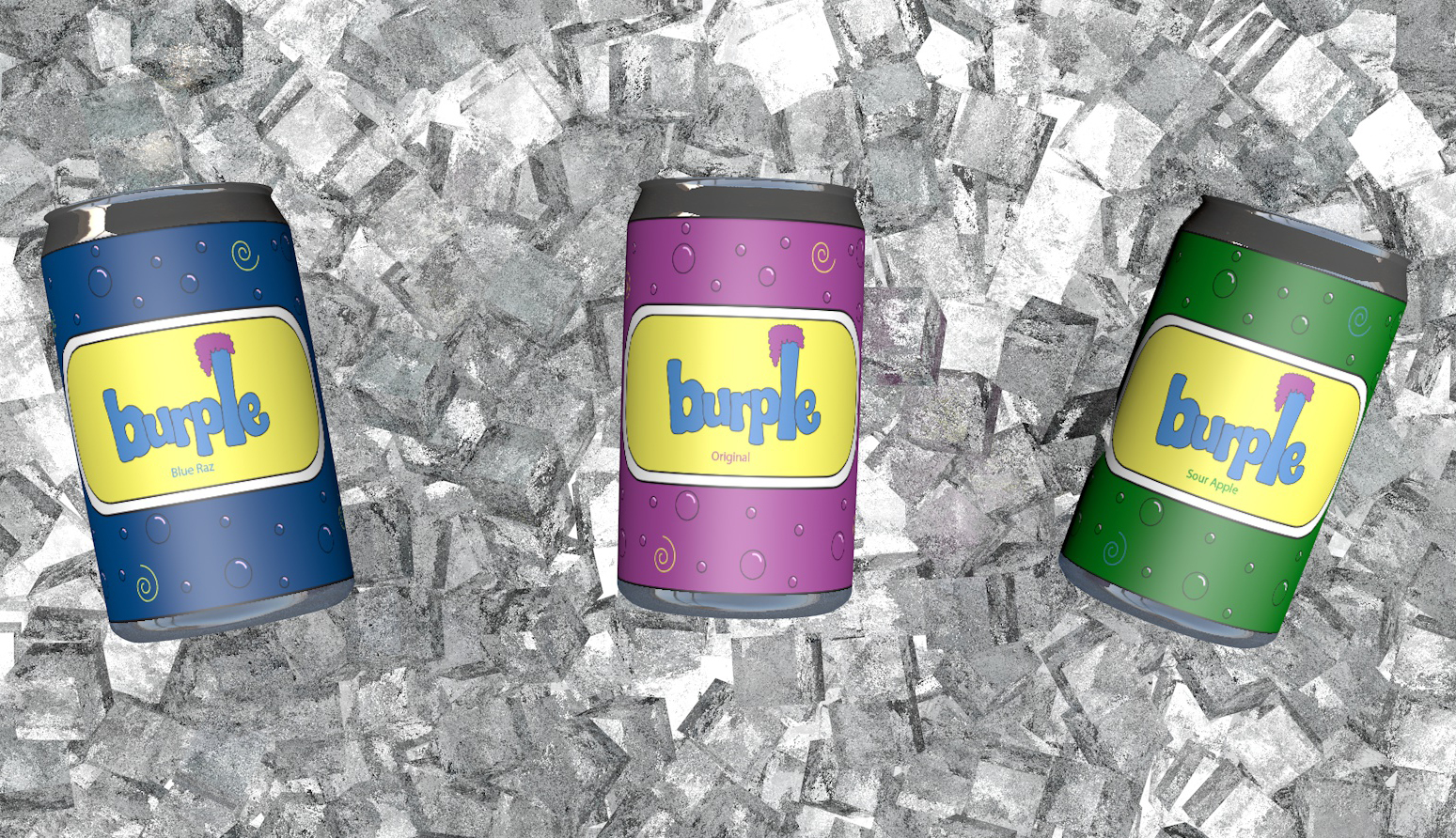 Burple Re-brand concept ice3
